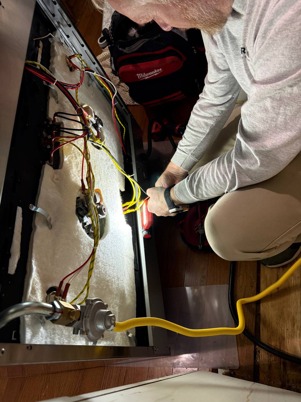 Job photo from Z-Line range repair in Danville: job notes