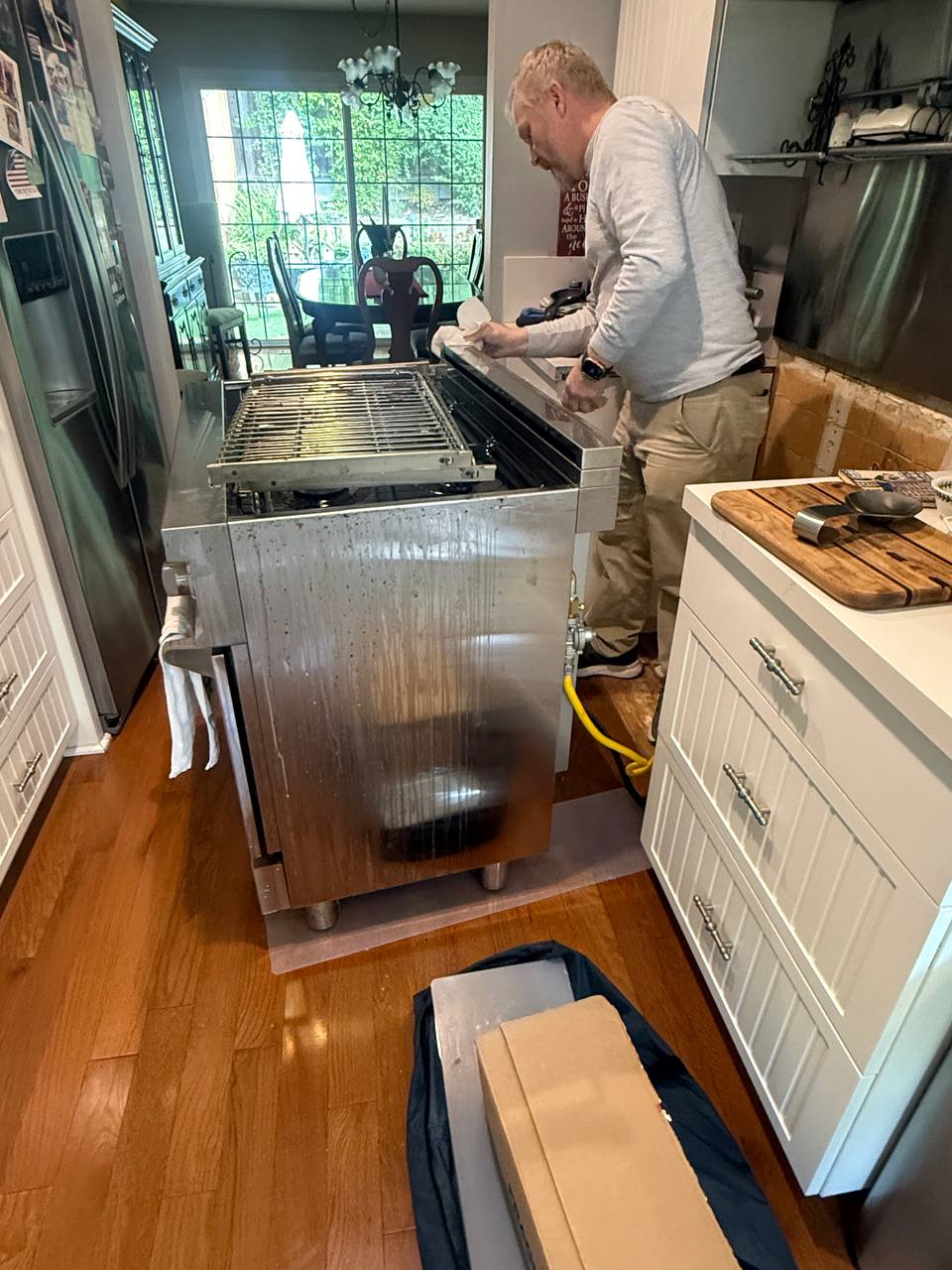 Job photo from Z-Line range repair in Danville: job notes